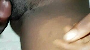 Ebony Woman With Hairy Big Pussy And Natural Tits Gets Fucked And Creampied