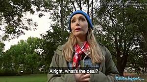 lost dog leads to outdoor sex