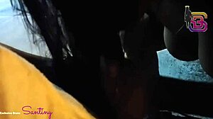 Caught secretary sucking big black cock in square!