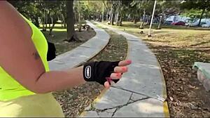 Yui Kasuga's sexy stockings in hardcore POV creampie fantasy