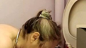 Milf Slave Humiliated in Public European BDSM Scene