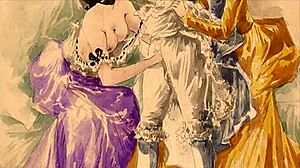 vintage cartoon drawings of antique themes