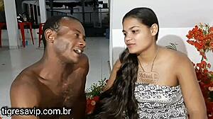 trans woman chats with two guys in a casual group setting