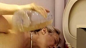 Milf Slave Humiliated in Public European BDSM Scene