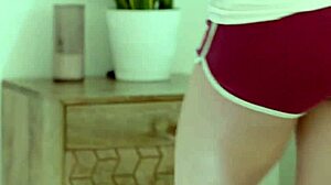 Horny busty mature blonde seduced during massage by skinny masseuse