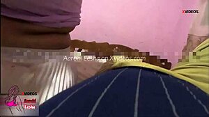 sri lankan wife cheats with husband's friend for blowjob and titty fuck at home