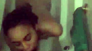 My sneaky link begged for a sloppy shower blowjob!