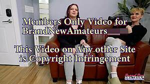 Blonde sassy and redhead bella suck cock then get banged hard