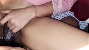 Cheating tenant lets me check her tight pussy, huh?