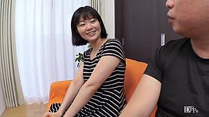 Japanese Tea Ceremony Teacher Miyasako Ran Shows Big Tits in Action