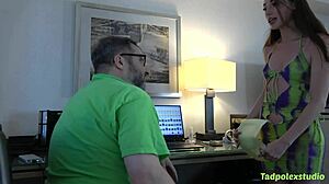 Tiana blow offers coach tadpole a missionary tryout with blowjob