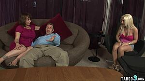 Sammie Spades Feels Intense Pleasure Learning About Her Stepmom's Boyfriend's Massive Cock