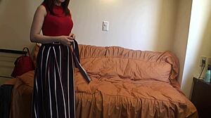 Busty woman met at mixer gets taken home