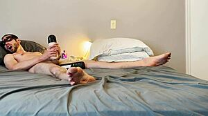 i suck on vibrating blowjob toy and vibrate my balls