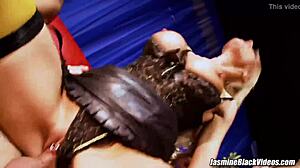 Jasmine Black, Lara Honey, Stacey Saran Feast On Dicks In Stockings