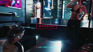 cyberpunk 2077 judy and panam in wild action