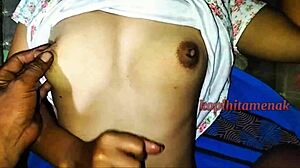 i can't believe i cummed on my niece's small asian tits during that homemade handjob session