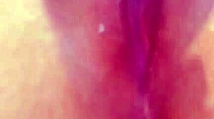 White girl with piercing masturbates to orgasm