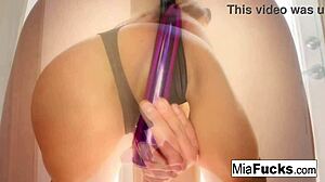 Mia Lelani Toys Her Tight Asian Pussy Solo