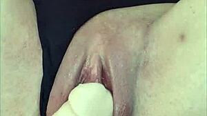 while boyfriend drives i tease him with my toy