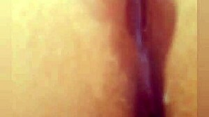 White girl with piercing masturbates to orgasm