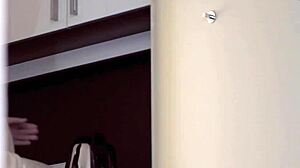 Elegant Teen 18+ Engages in Softcore Solo Play Session