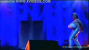 Bustiest Stripper Dances With Raw Emotion, Ripping Clothes In Tease