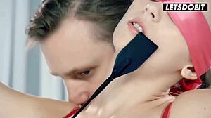 czech beauty jenny wild dives into an erotic fantasy fuck with her dom