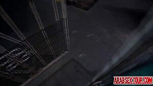 Arab Chick Enters Hotel Room For Rough Doggystyle Fucking With Monster Cock