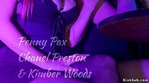 Dominant Lesbians Anal Fucking Waitress with Whipping in BDSM Scene