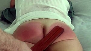 man, i’m just a petite milf getting spanked otk and banged doggystyle with a creampie