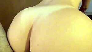 Young babe rides huge cock sideways