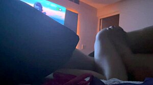 Real amateur couple enjoys intimate moments