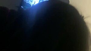 I give her a sloppy blowjob with face fucking