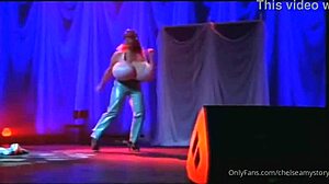 Bustiest Stripper Dances With Raw Emotion, Ripping Clothes In Tease