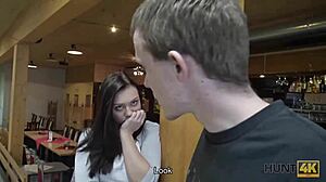 Stranger offers cash for bar sex.