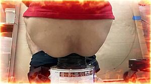 Desperate Day of Anal Play with Huge Toys and Gaping Ass