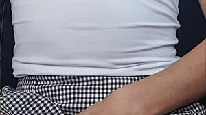 while boyfriend drives i tease him with my toy