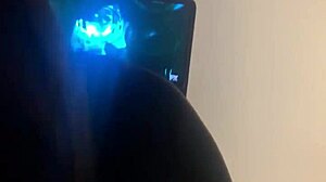 I give her a sloppy blowjob with face fucking