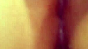 White girl with piercing masturbates to orgasm