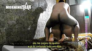 Early morning anal turns into wild assfucking for wife and husband