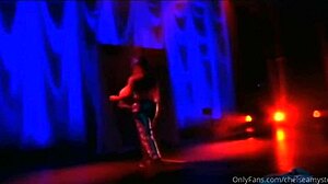 Bustiest Stripper Dances With Raw Emotion, Ripping Clothes In Tease