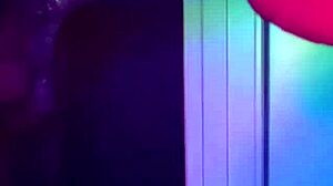 Chubby Danni Dawson uses fucking machine to ream her pussy in masturbation.