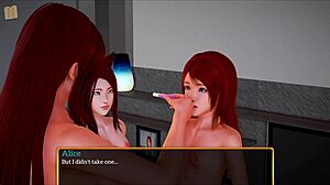 Redhead Takes Monster Cock In Family Scene