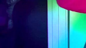 Chubby Danni Dawson uses fucking machine to ream her pussy in masturbation.