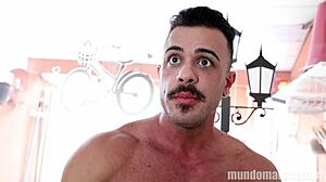 Does the rental husband take that huge black cock bareback?