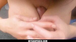 Officer Handles Megan Maiden Like A Thief In The Store