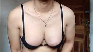 i love this big tit asian shemale masturbating to cumshot