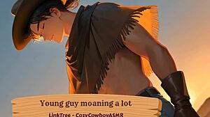 Young Guy Moaning Loudly During Intense Solo Erotic Play