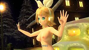 my experience with kagamine rin snowman project diva nude mod full nude mod